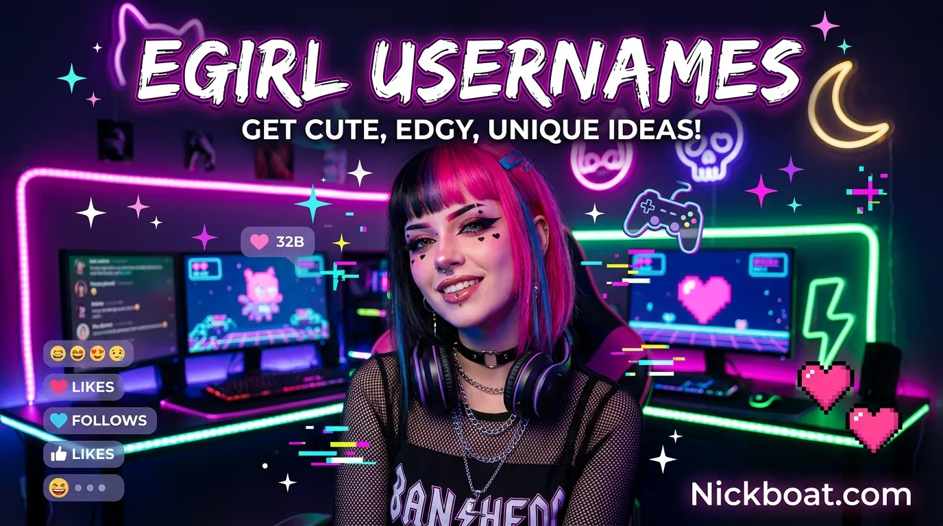 Egirl Usernames