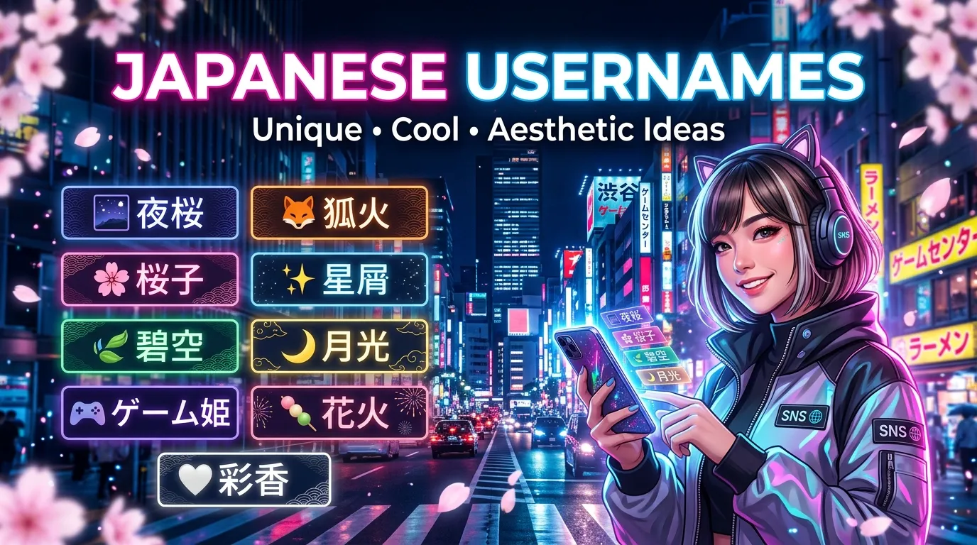 Japanese Usernames