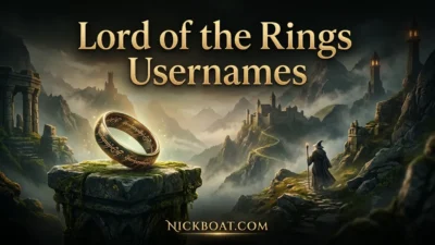 Lord of the Rings Usernames