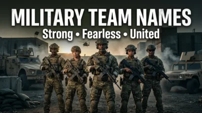 Military Team Names