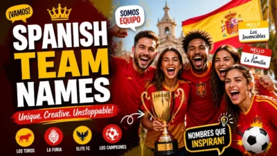 Spanish Team Names