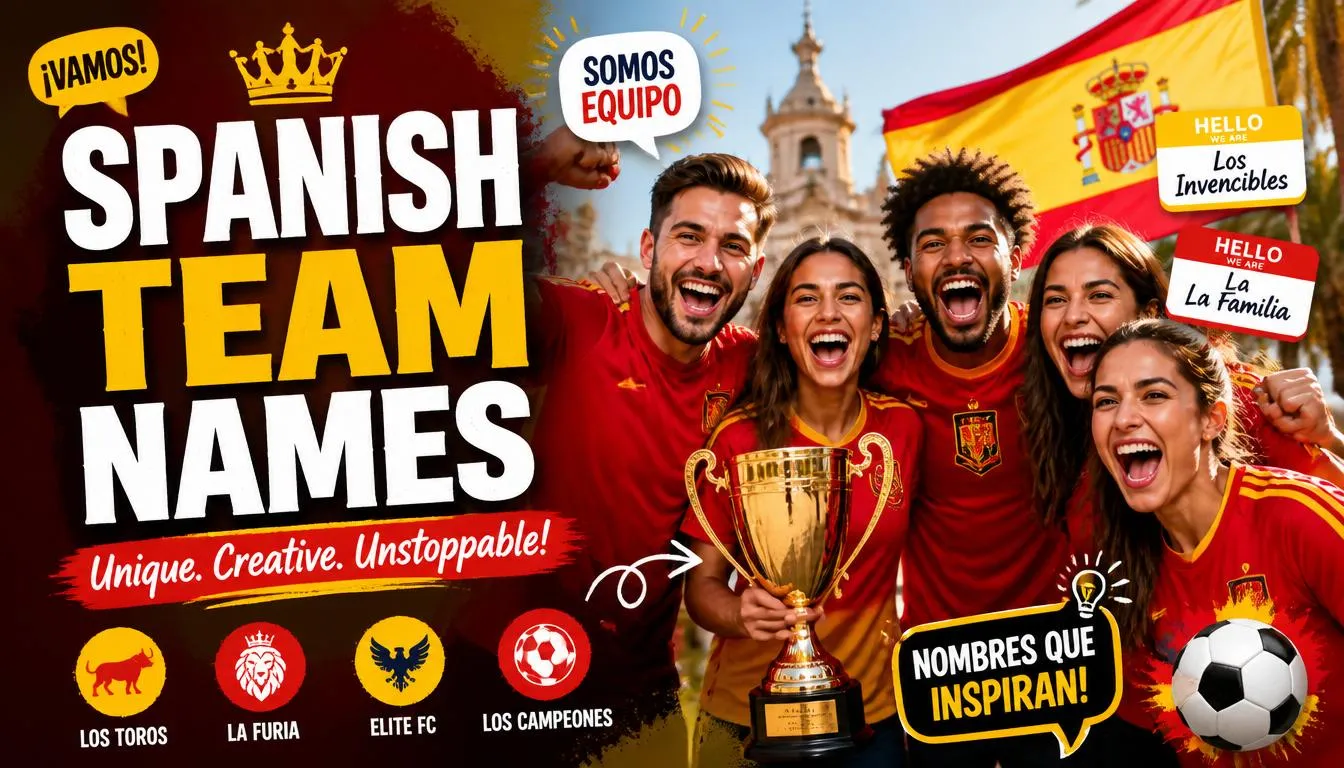 Spanish Team Names