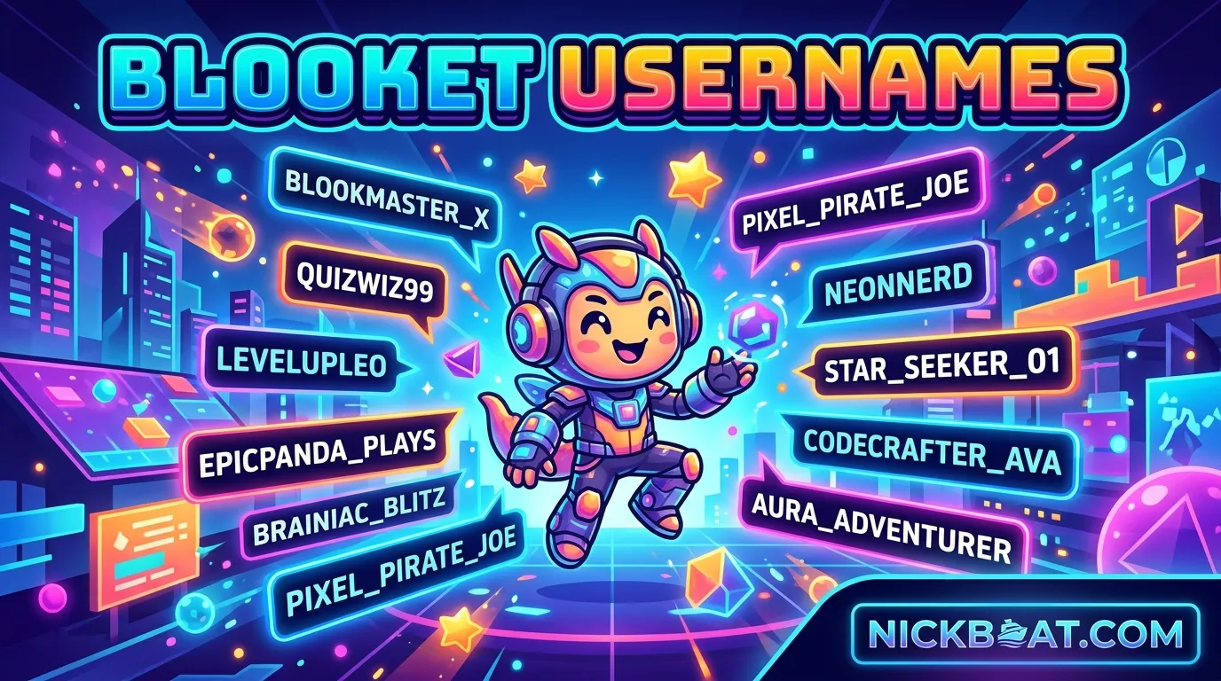 Blooket Usernames