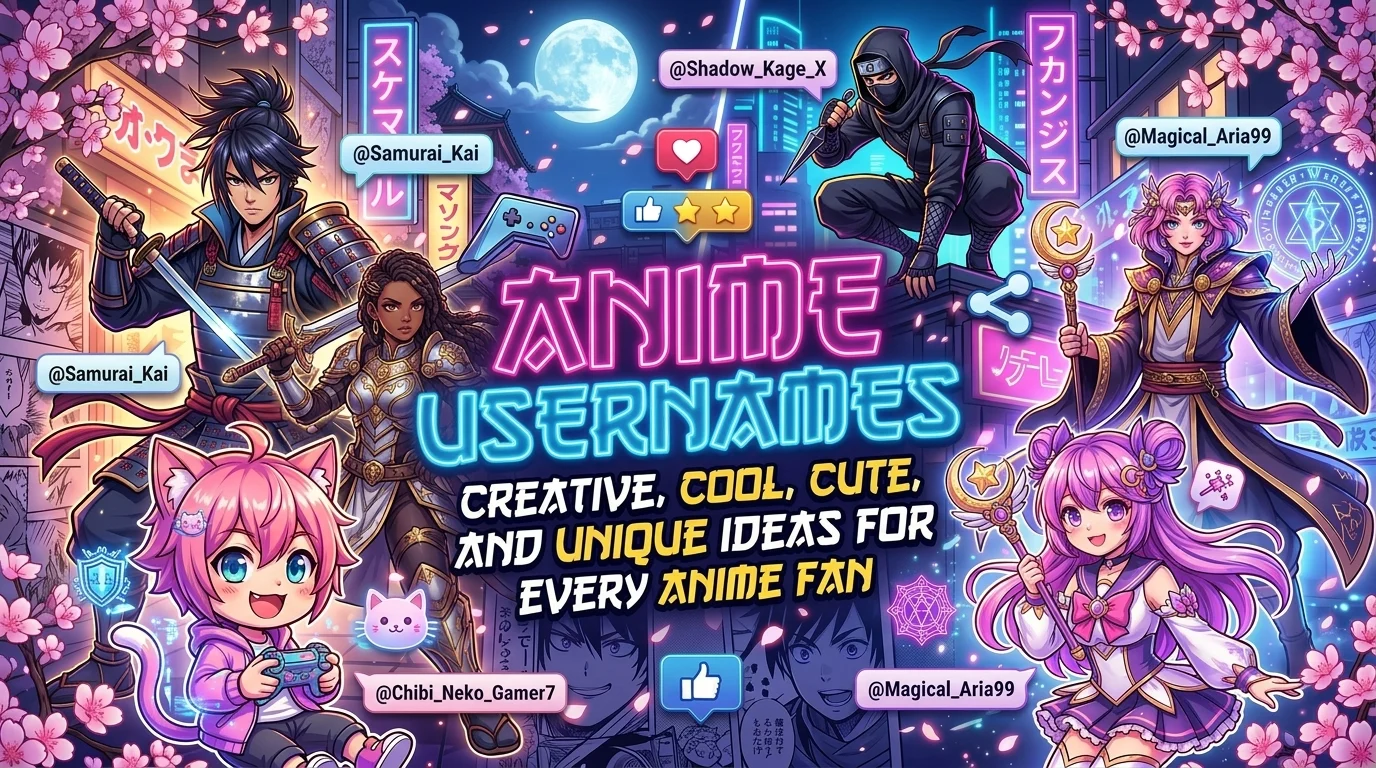 Anime Usernames