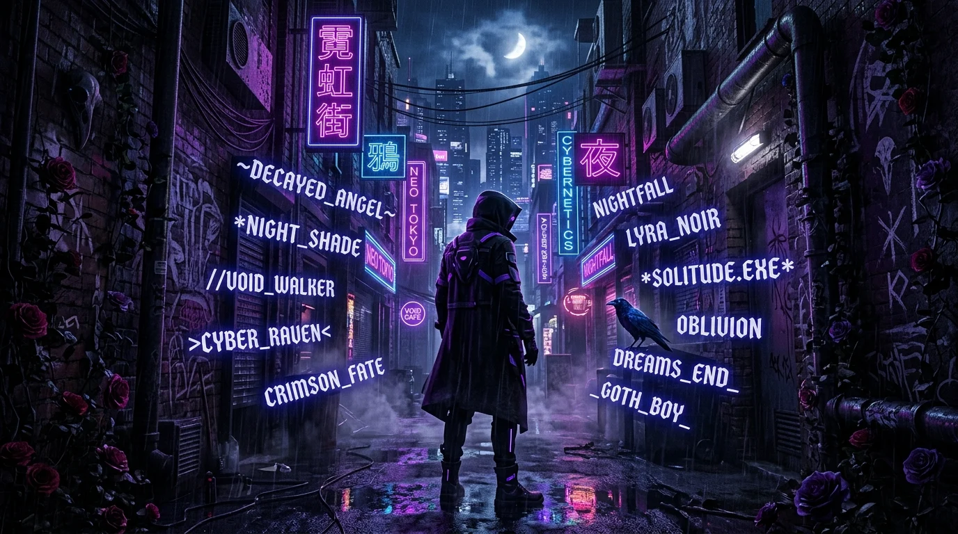 Dark Aesthetic Usernames