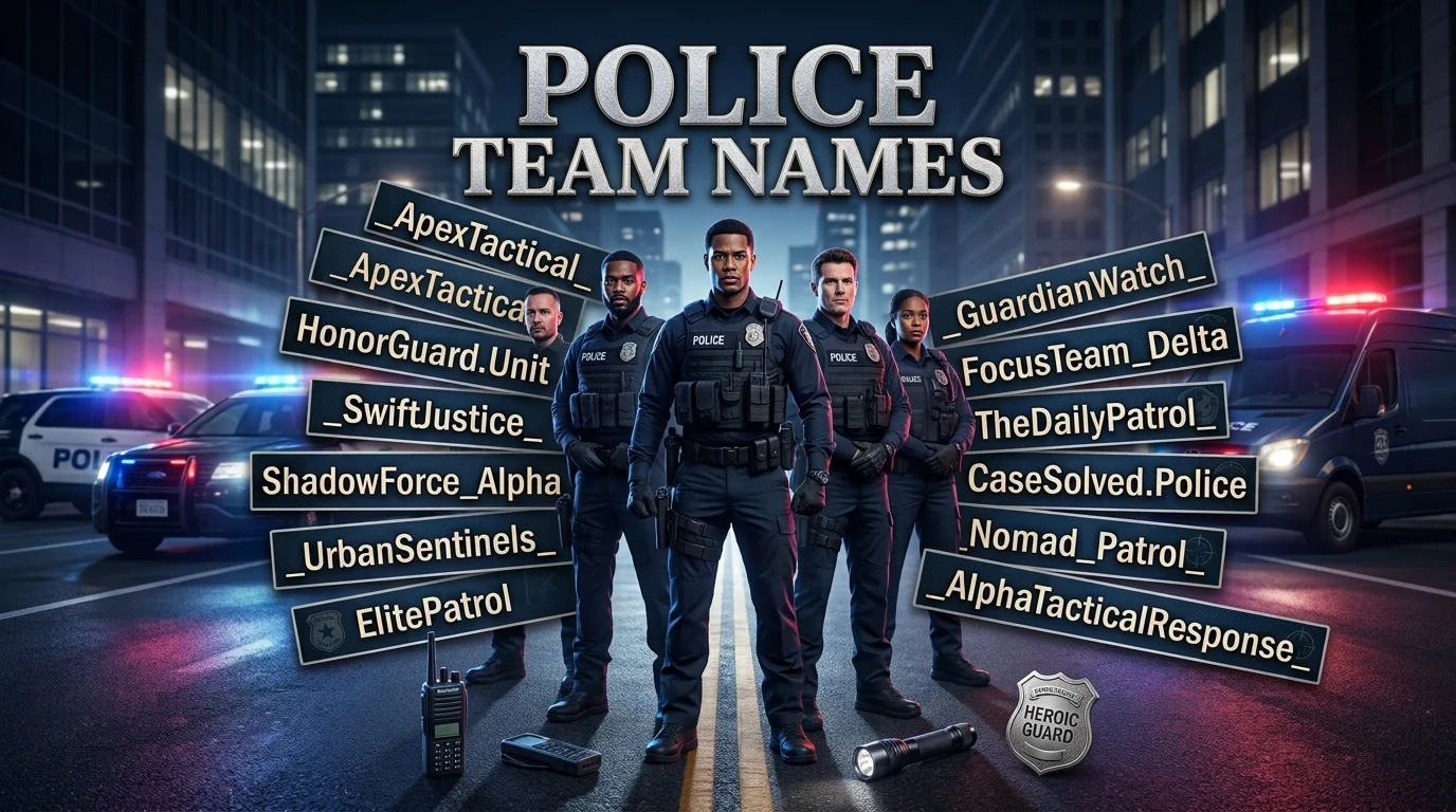 Police Team Names
